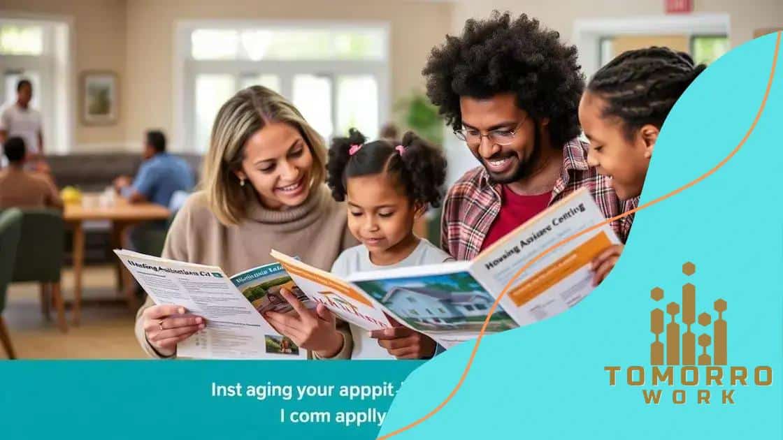 Types of housing assistance available