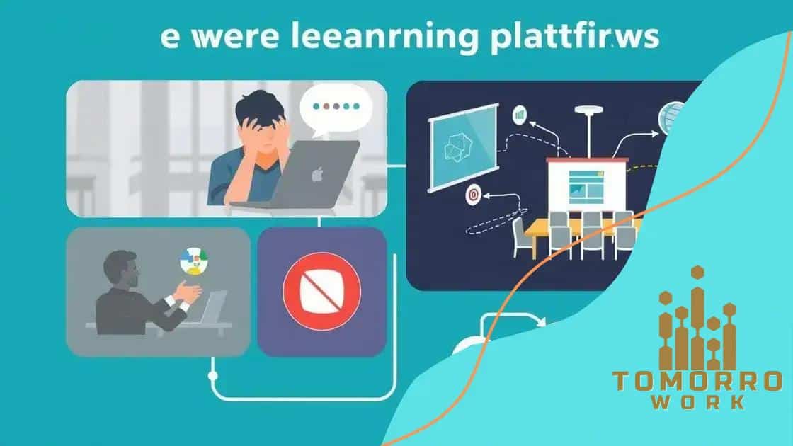 Challenges faced by e-learning platforms