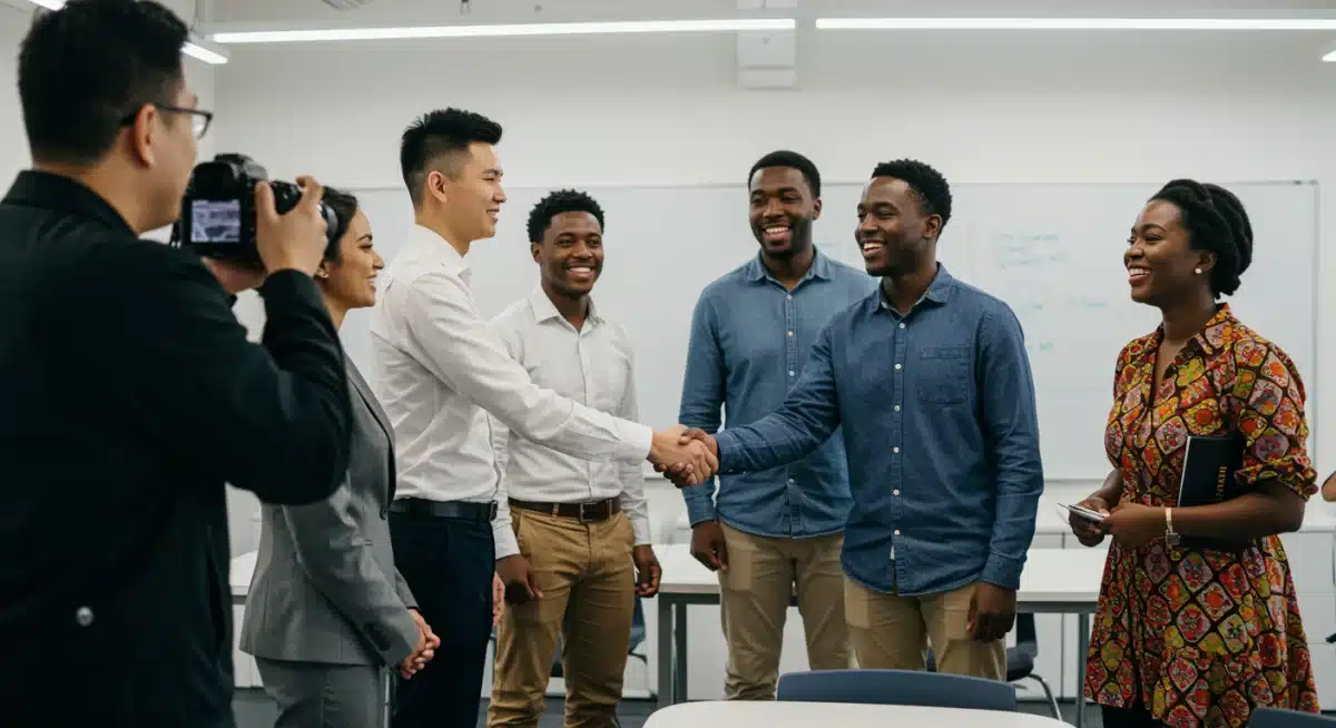 Professionals succeeding through tuition waiver programs.