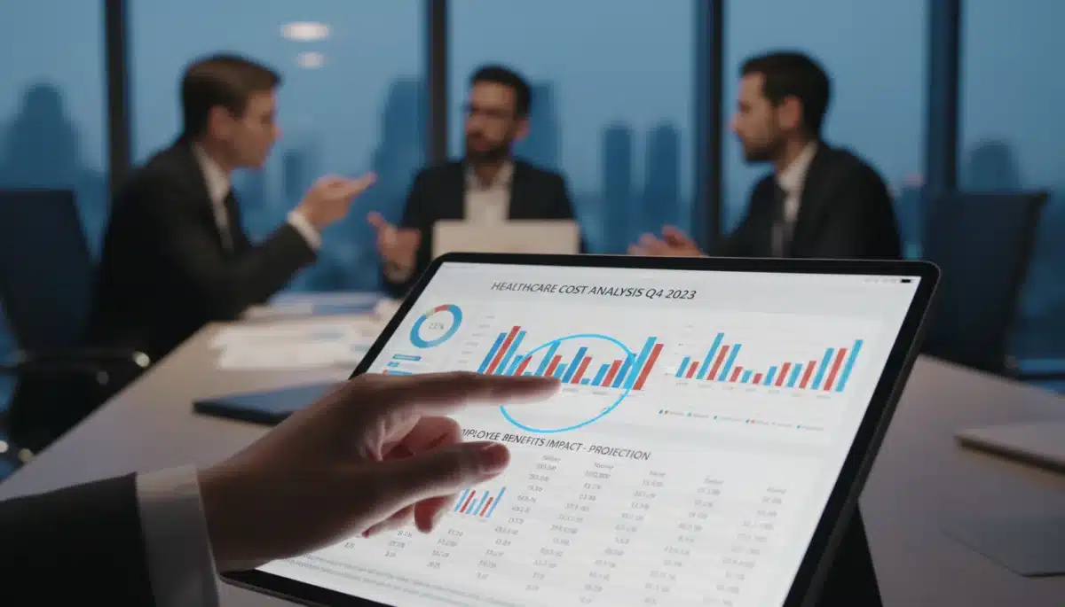Analyzing healthcare cost data for 2026 employee benefits changes